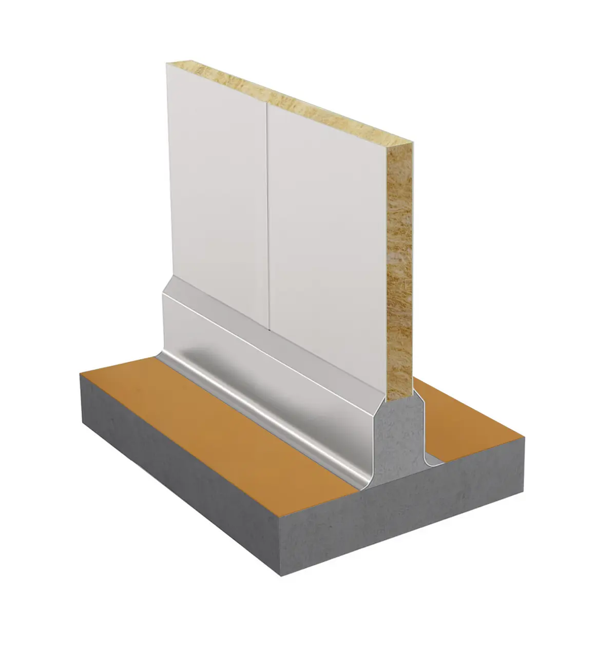 Dubbele roestvrijstalen sokkel