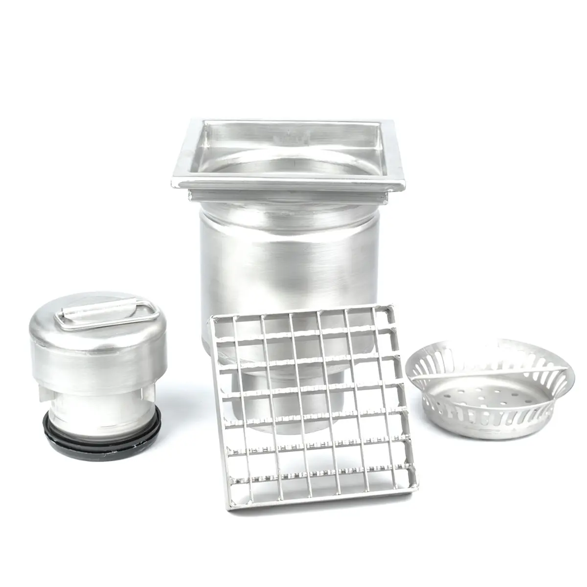 Verticale vierkante afvoerset