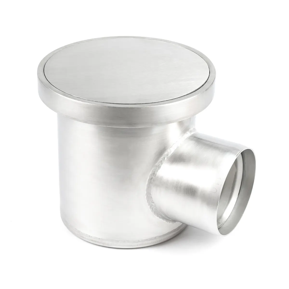 Ronde afgedichte zij-inlaat