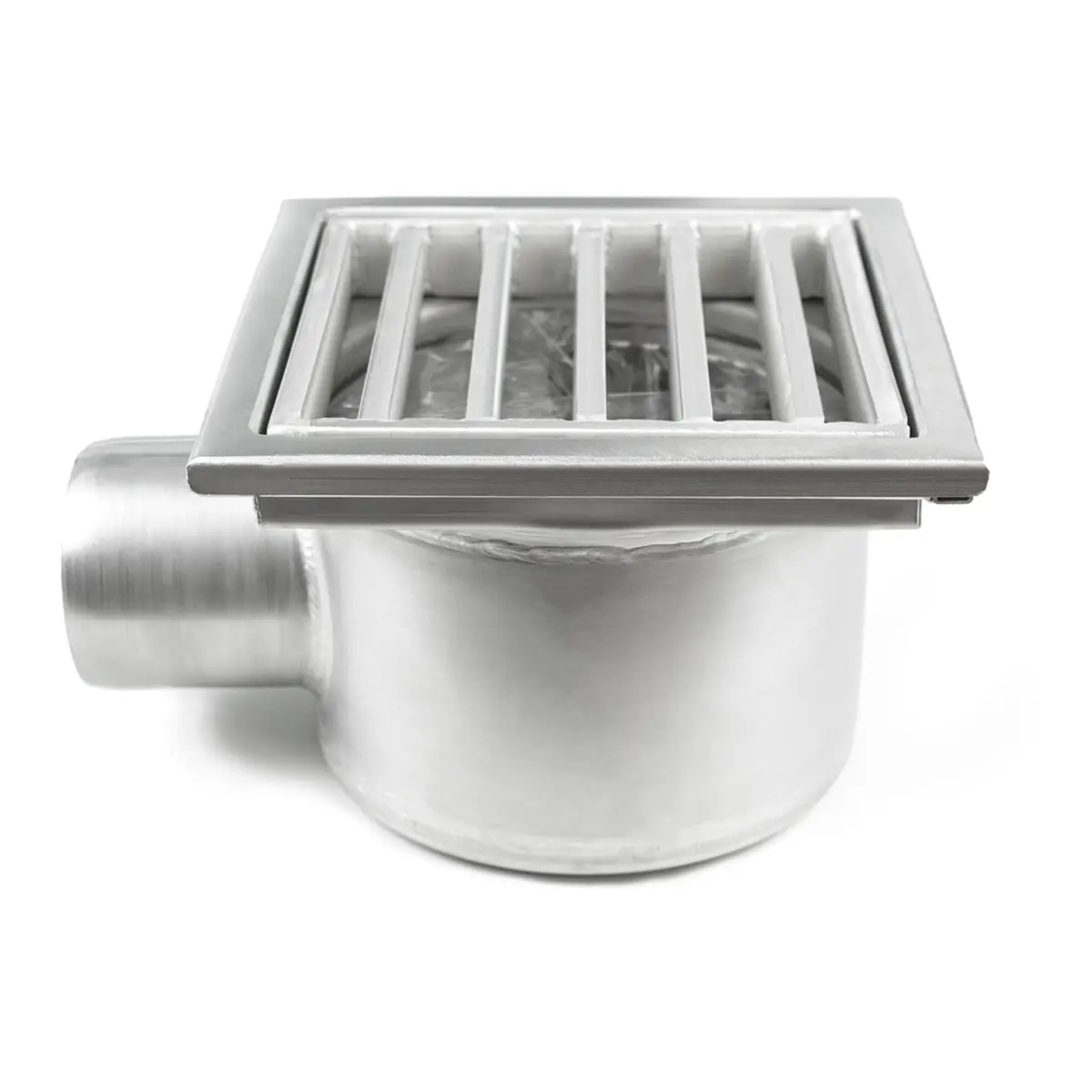 Vierkante zij-inlaat