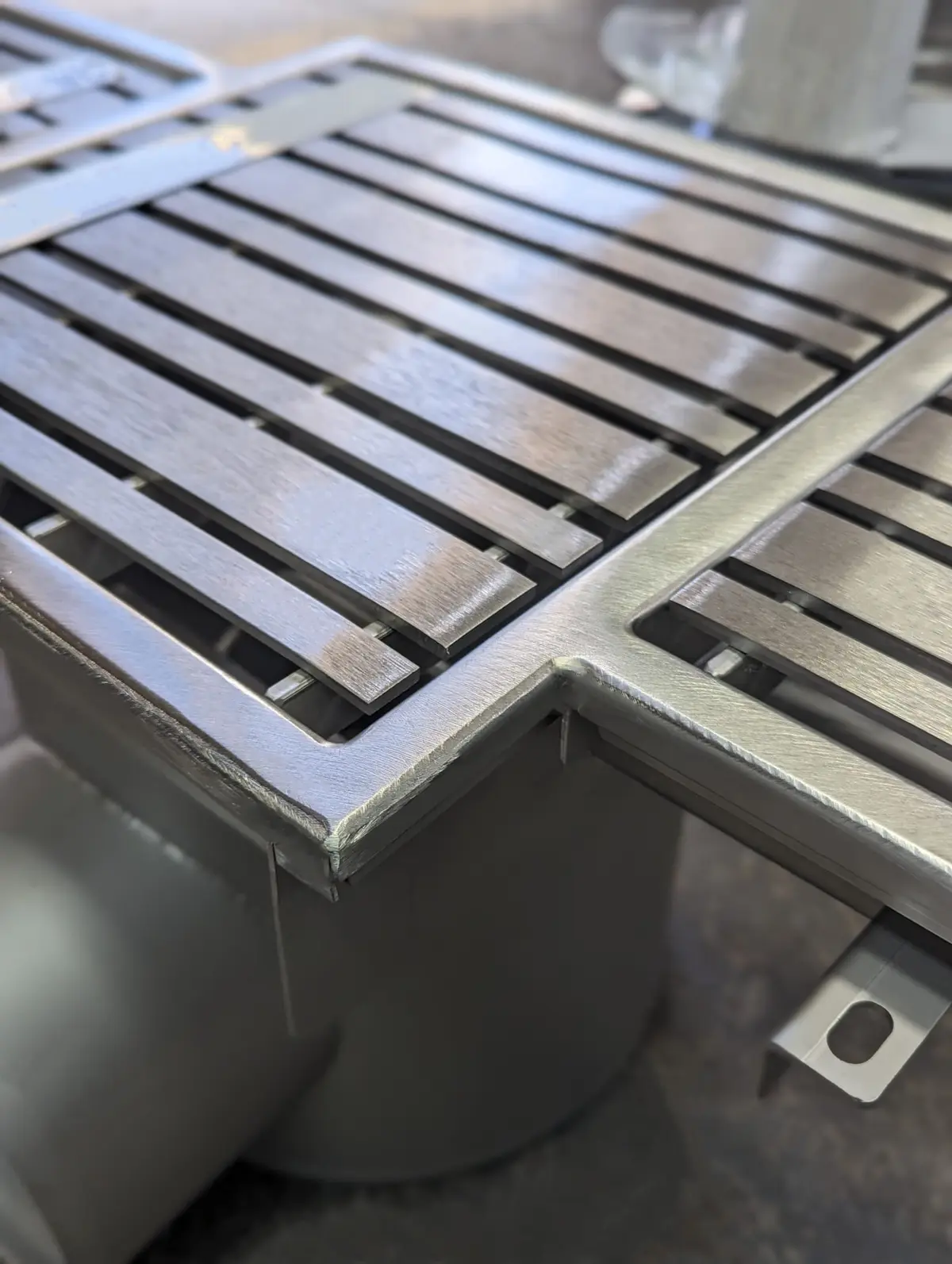 Hygiënisch deksel van roestvrij staal