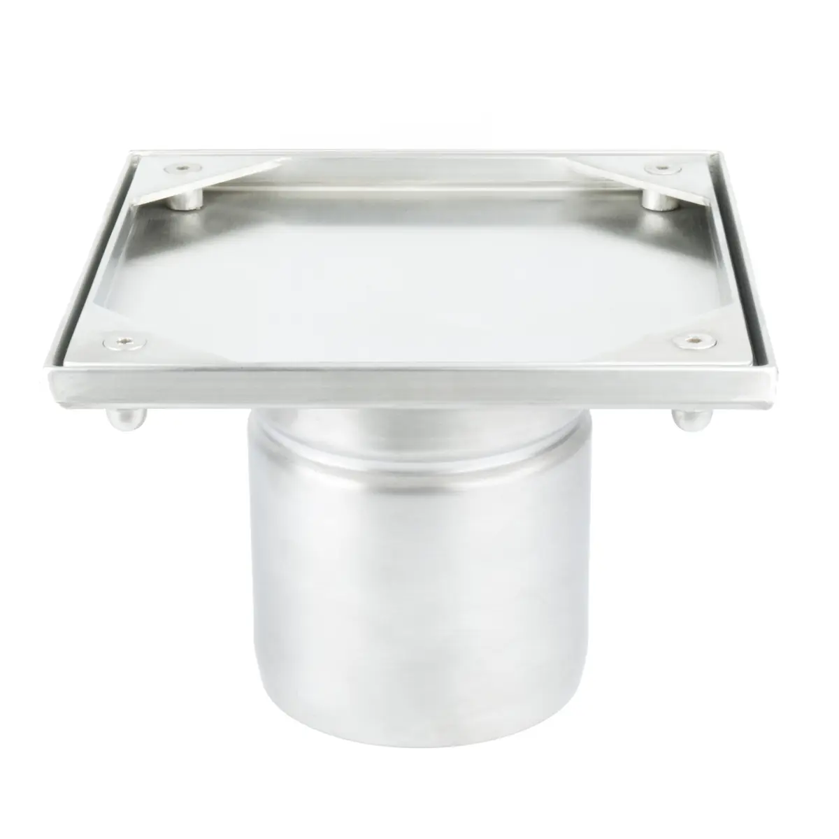 Verticale roestvrijstalen inspectieluik voor tegelbekleding