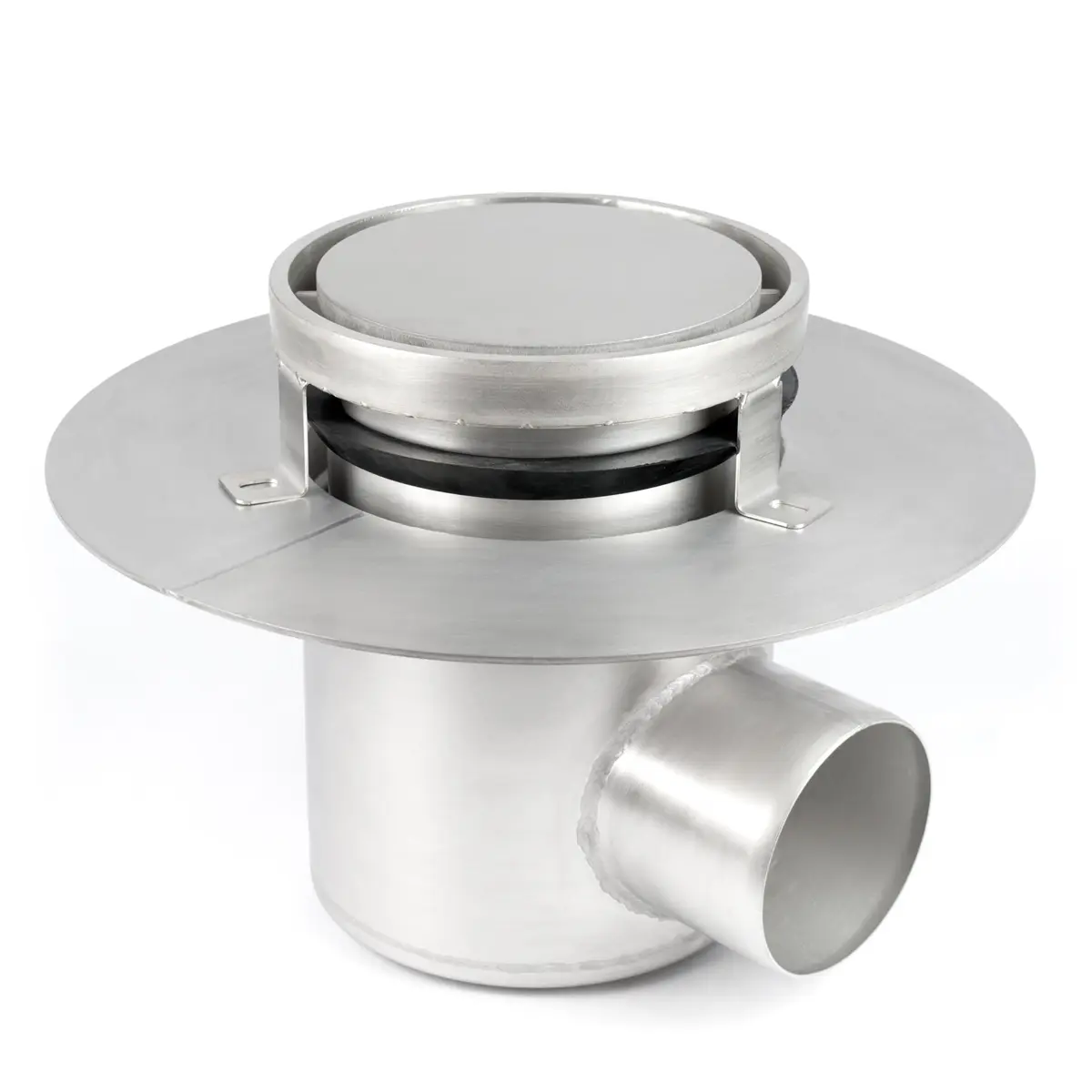 Tweeledige ronde zij-inlaat BK_KROB 210mm