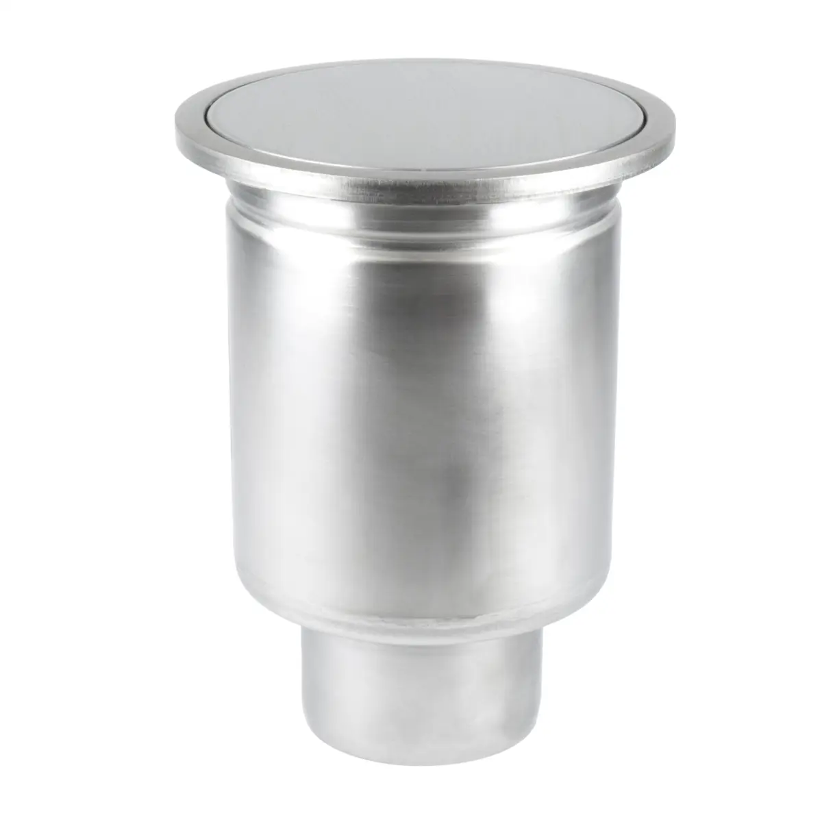 Verticale ronde vloerafvoer met dekselplaat