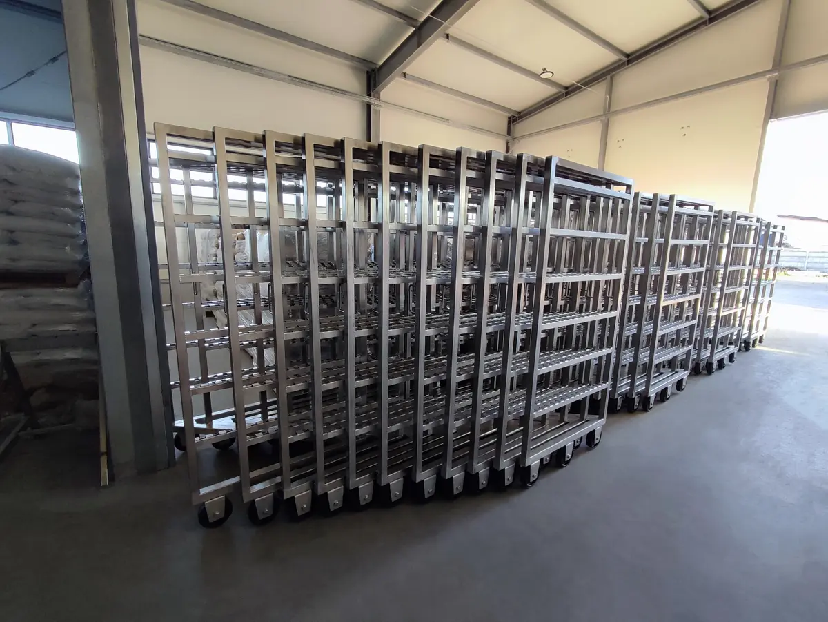 Rookwagens van roestvrij staal