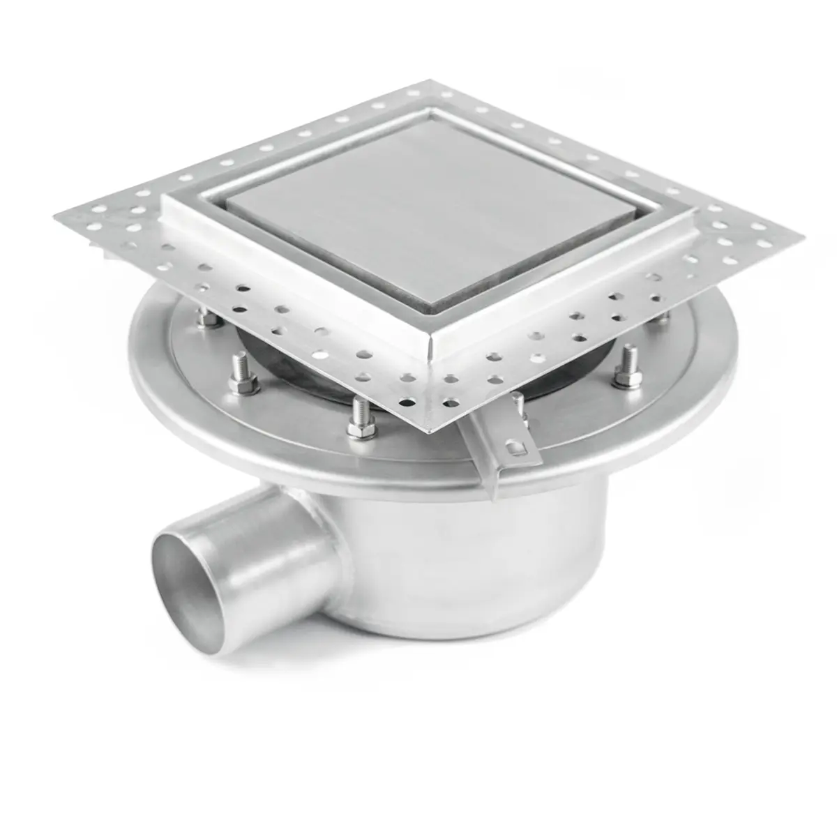 Zij-inlaat, tweedelig, met plaatdeksel