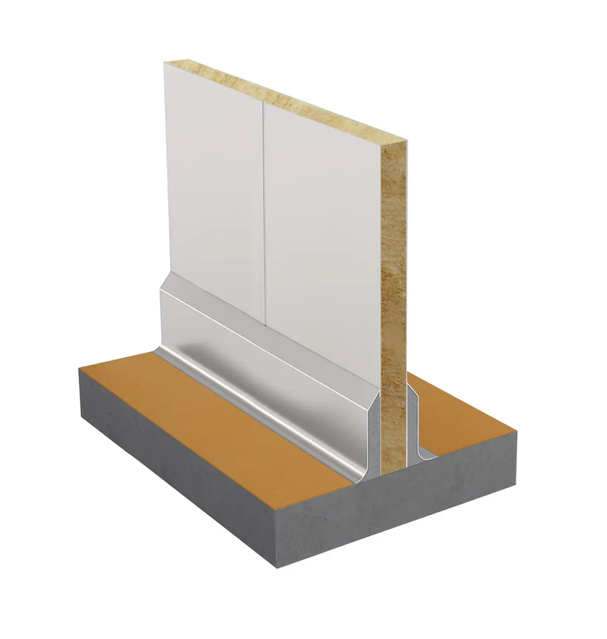 Roestvrijstalen plint Clip-On