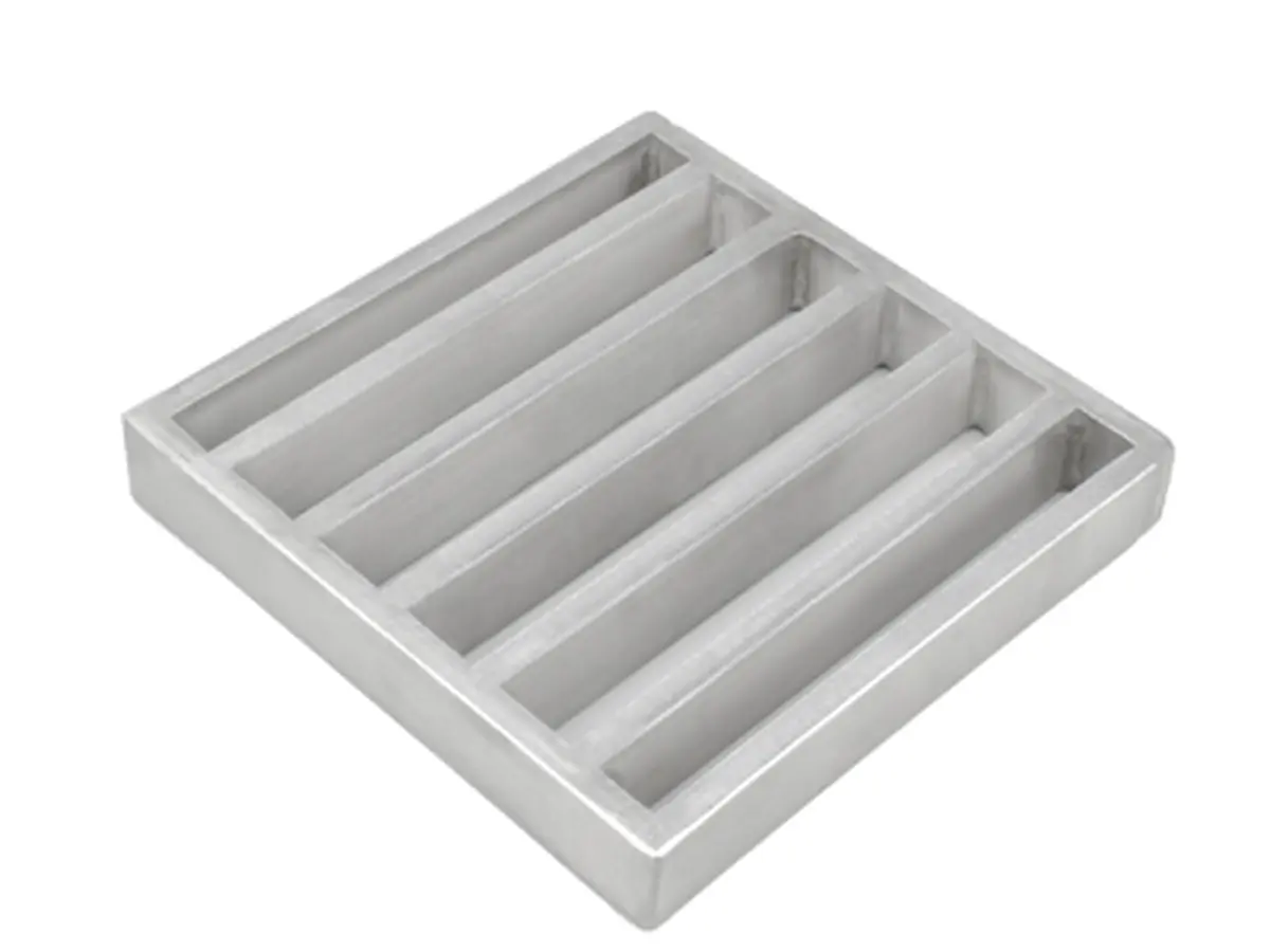 Ladderdeksel 25x8mm vierkant