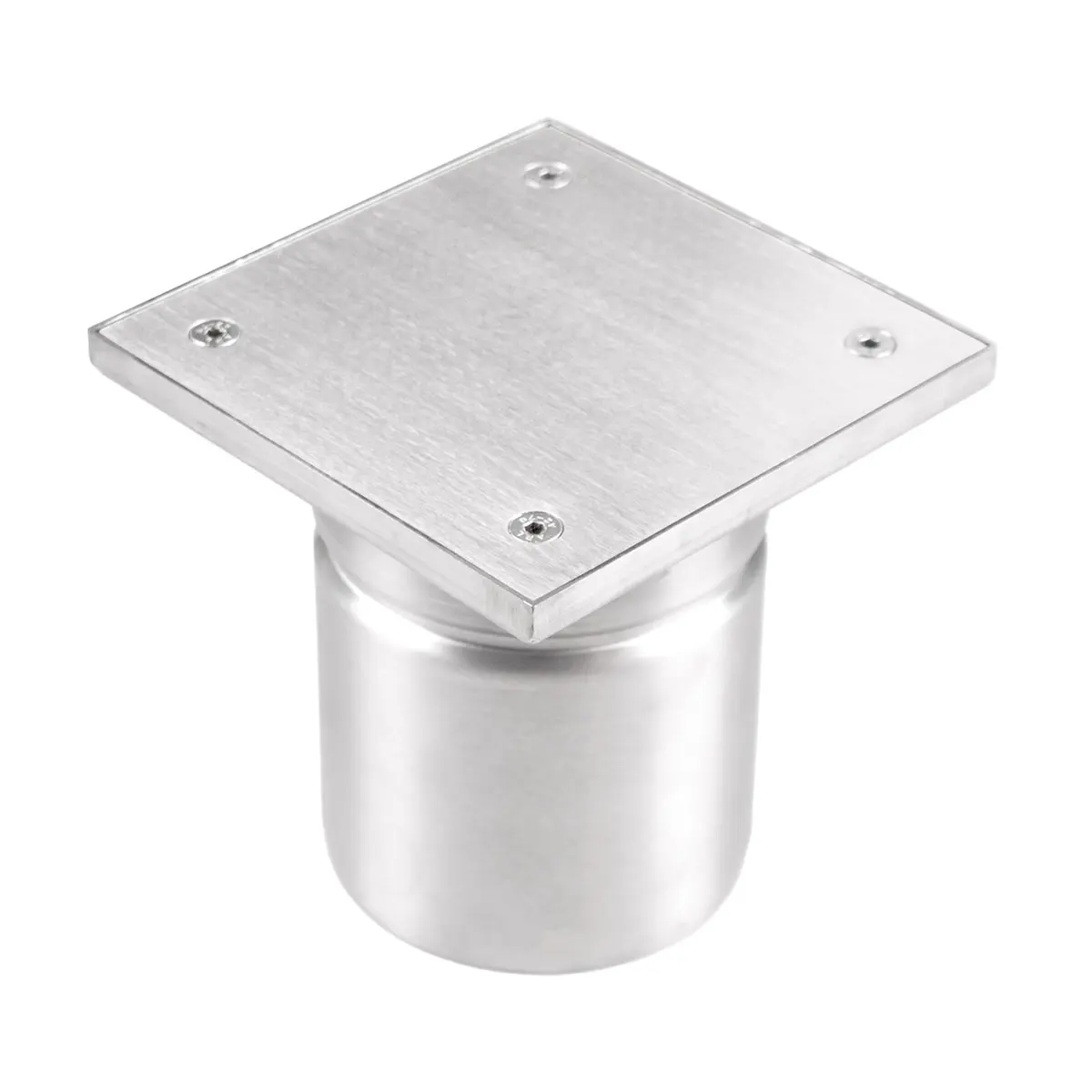 Verticale roestvrijstalen inspectie met plaatdeksel