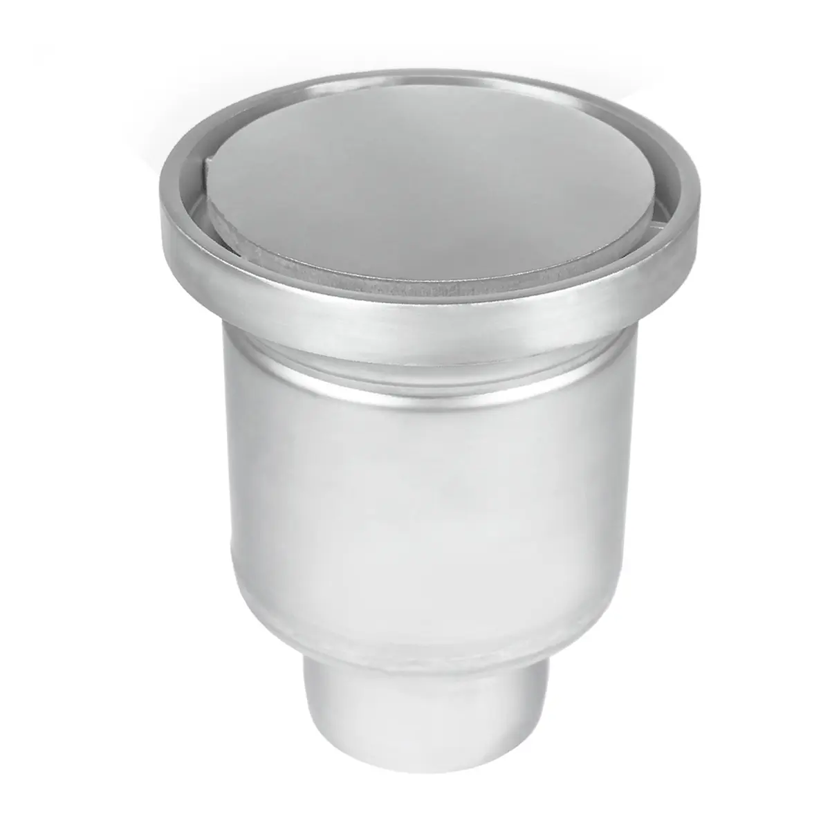 Verticale ronde afvoer met plaatdeksel